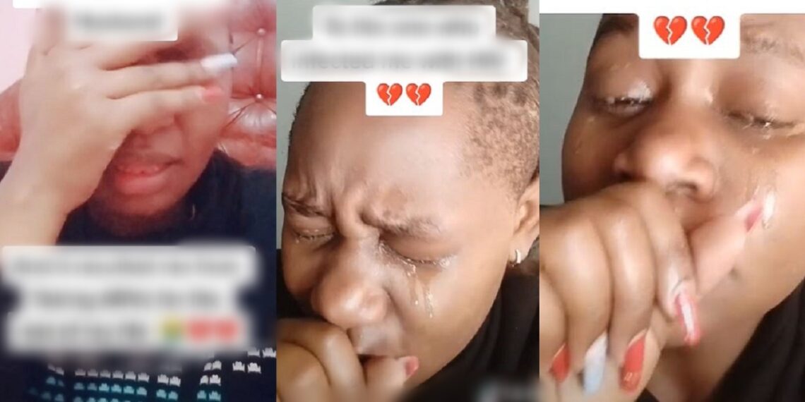 Woman in tears after contracting HIV from her cheating husband (Video)