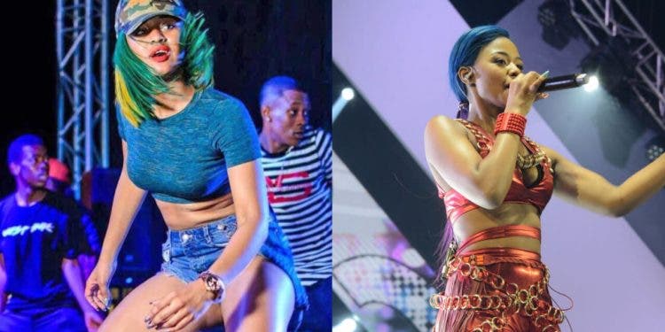 Watch: Babes Wodumo Cries On Stage While Performing Mampintsha’s Song ‘Ngeke’